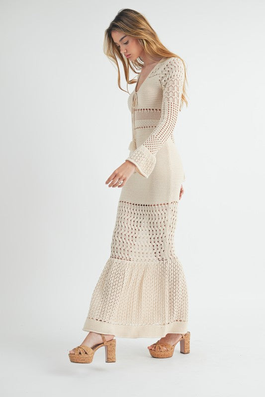 Melissa Crochet Beach Maxi Dress