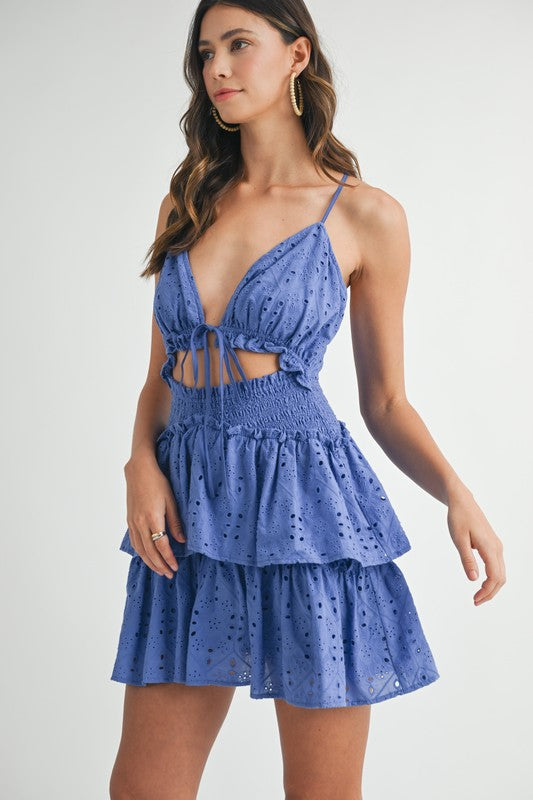 Athena Blue mini dress