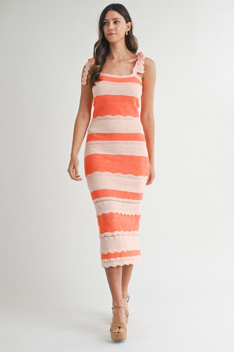 Francesca Midi Crochet Dress