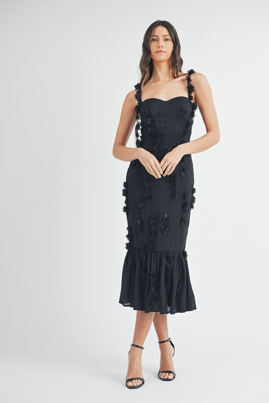 Elvira Black Gown Dress