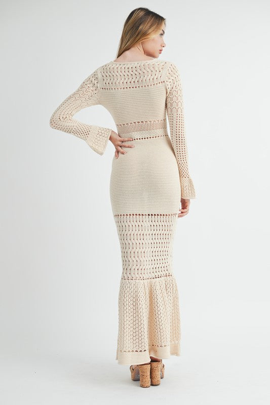 Melissa Crochet Beach Maxi Dress