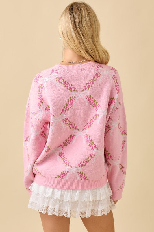Floralie Knitted Sweater