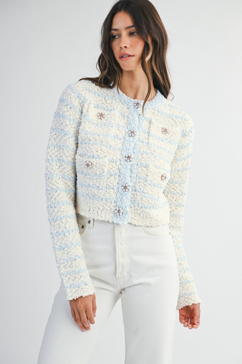 Colette Knitted Glitz Cardigan