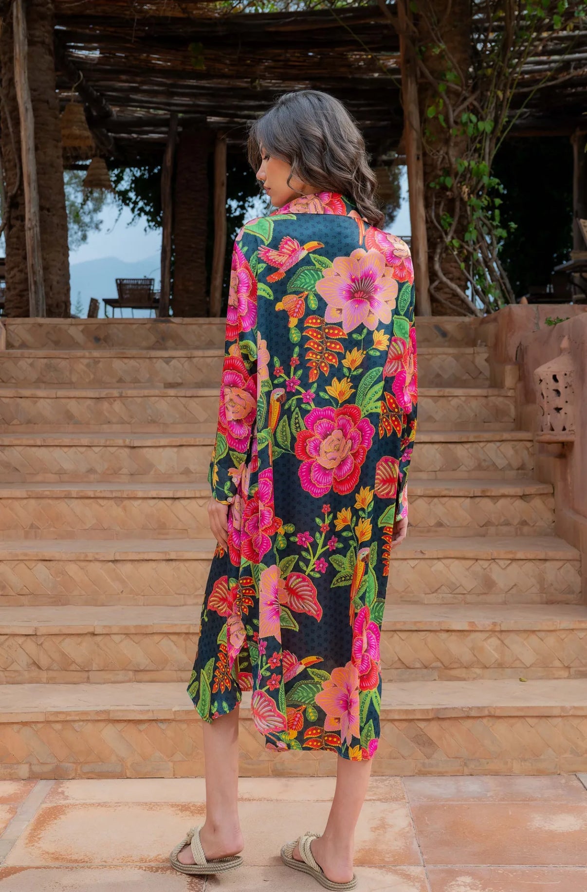 Mira Caftan Tropical Jewel
