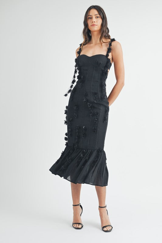 Elvira Black Gown Dress
