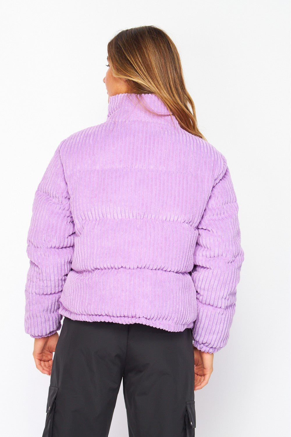 Lavinia Corduroy Puffer Coat