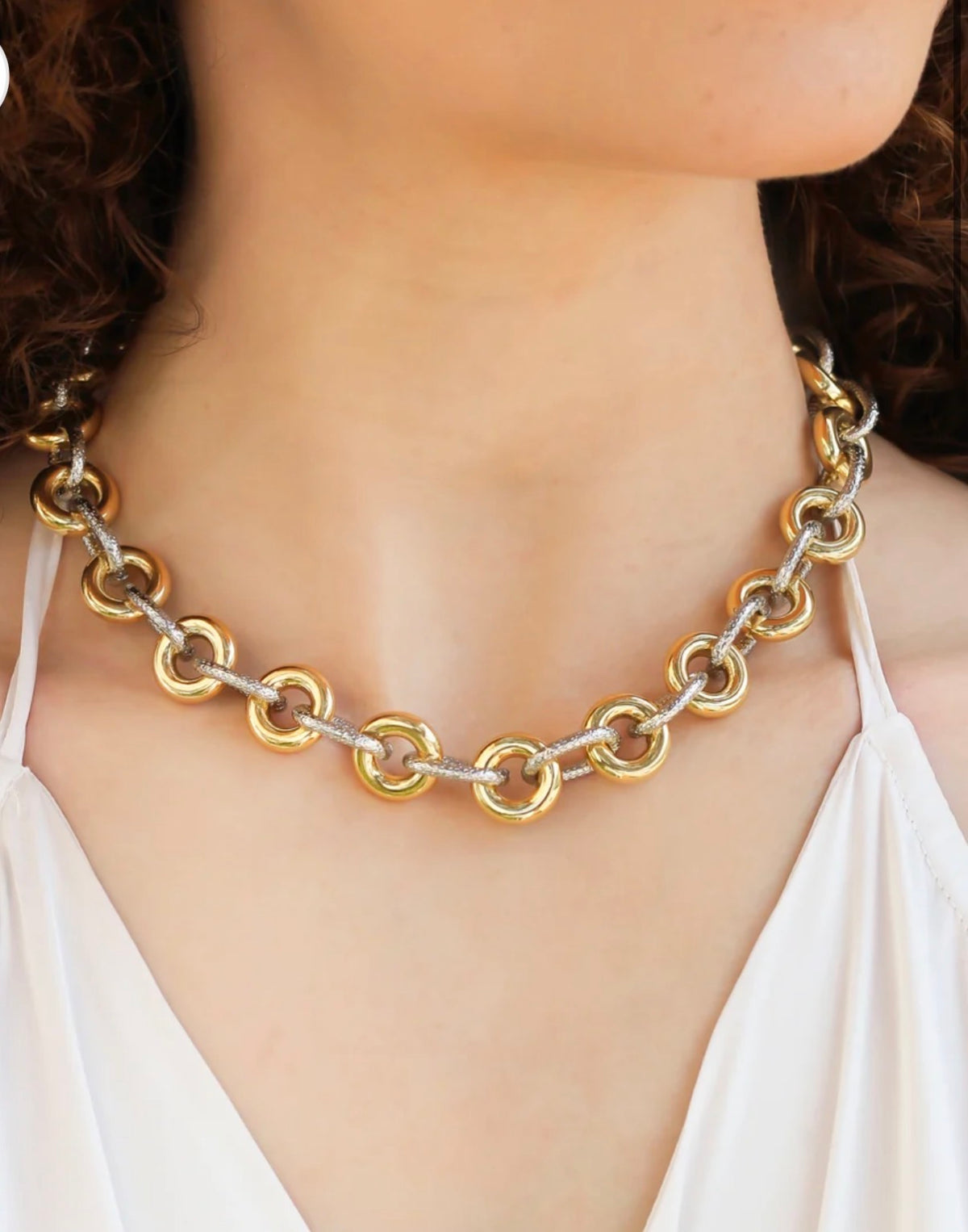 Grace Two Tone Necklace