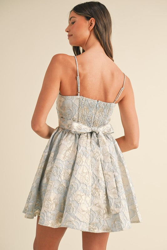 Amelia Mini Jacquard Dress