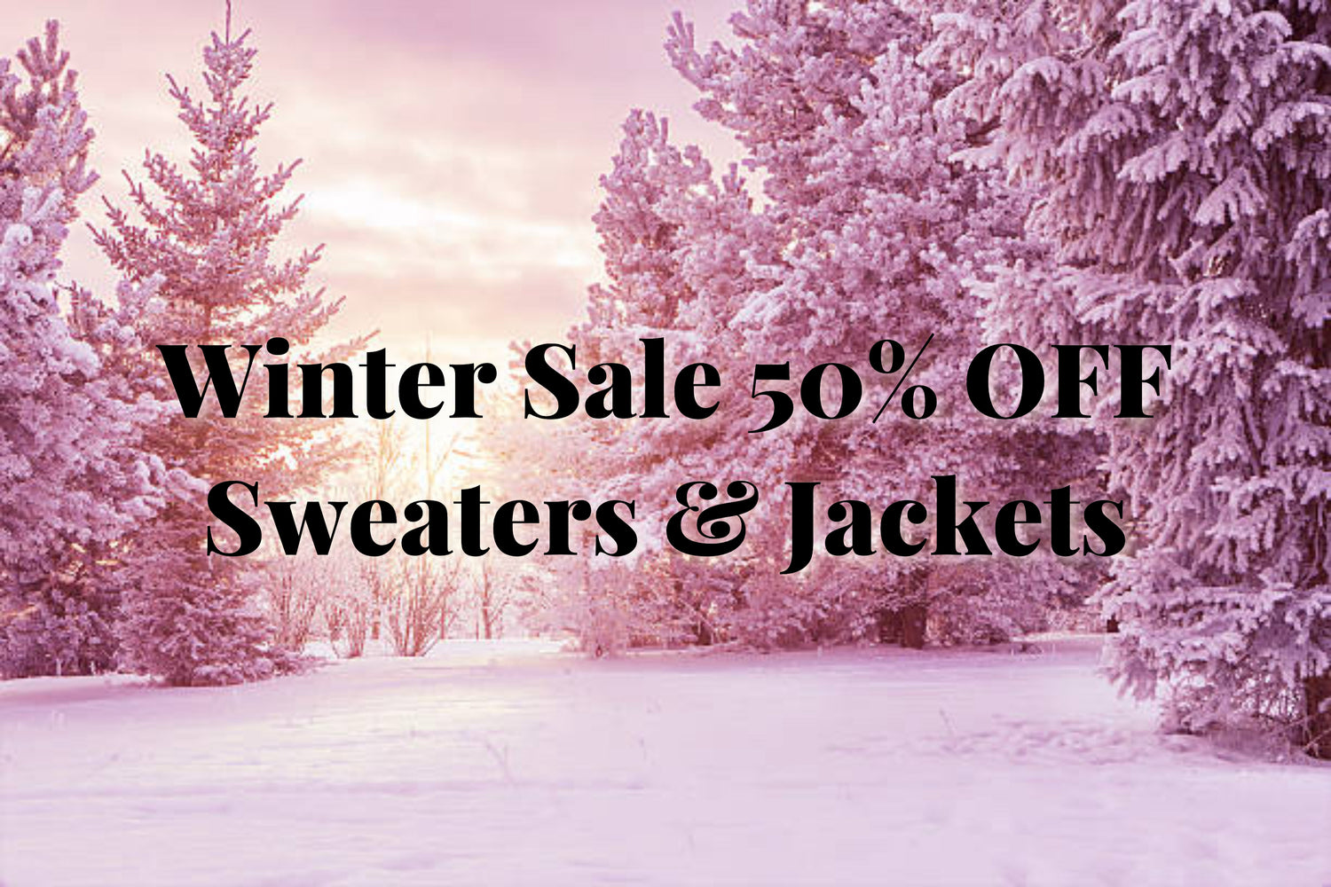 50% OFF Winter Sale