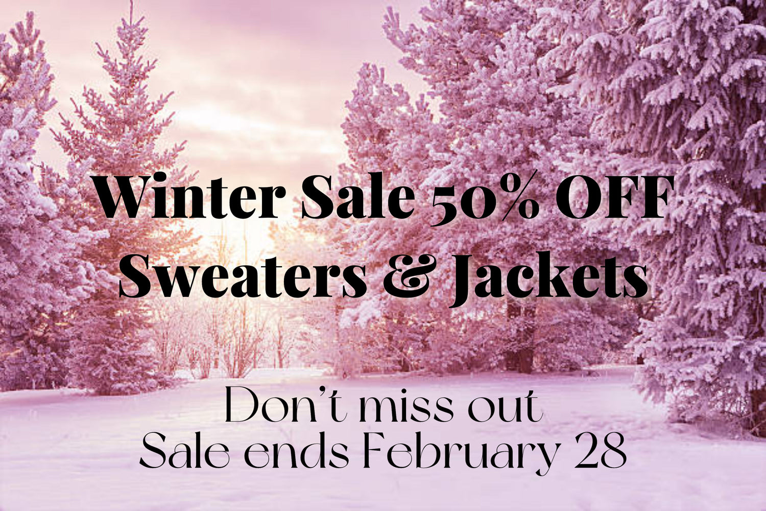 Ends soon 50% OFF Sale