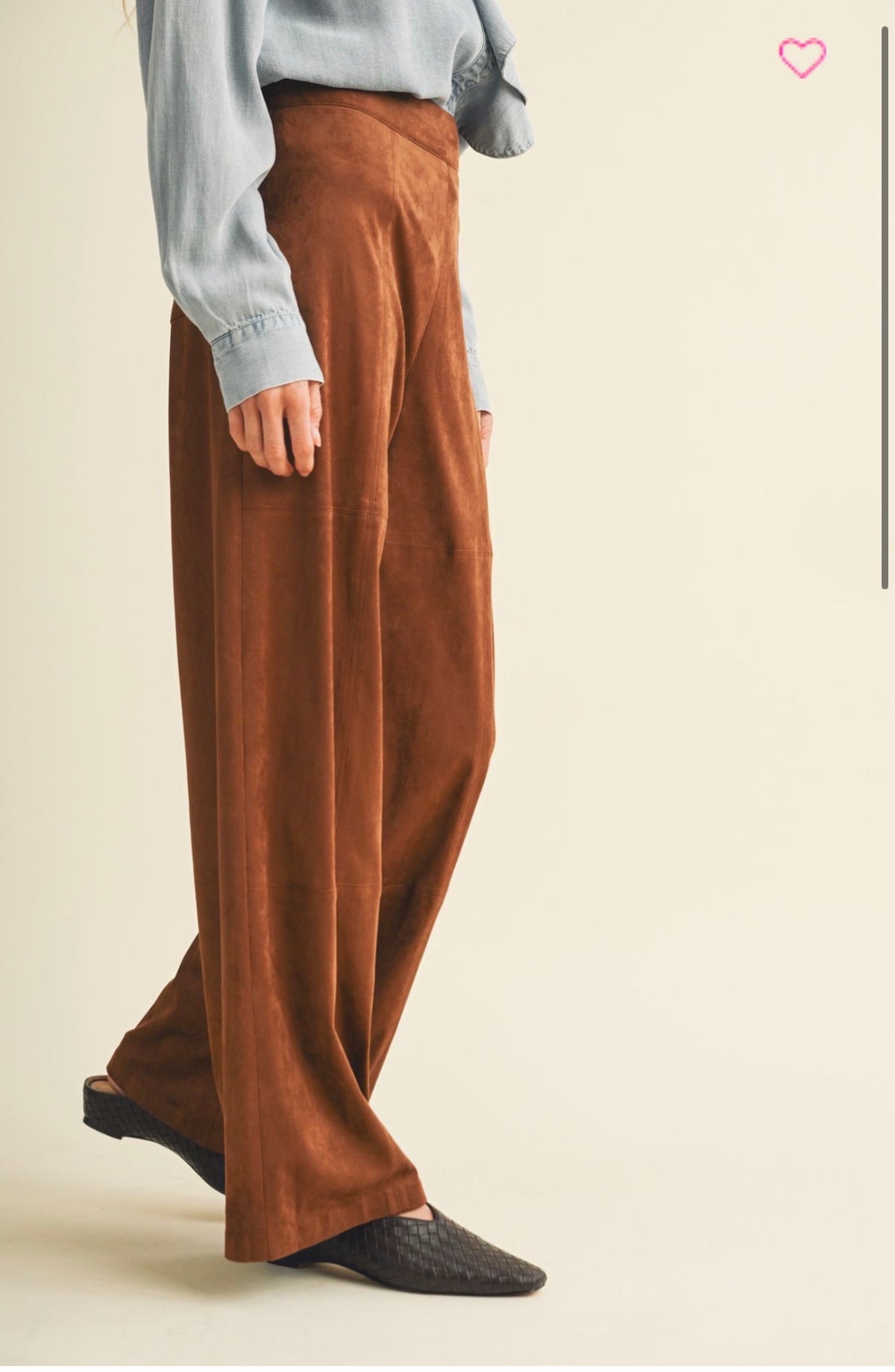 Franki Suede Hazel Pants