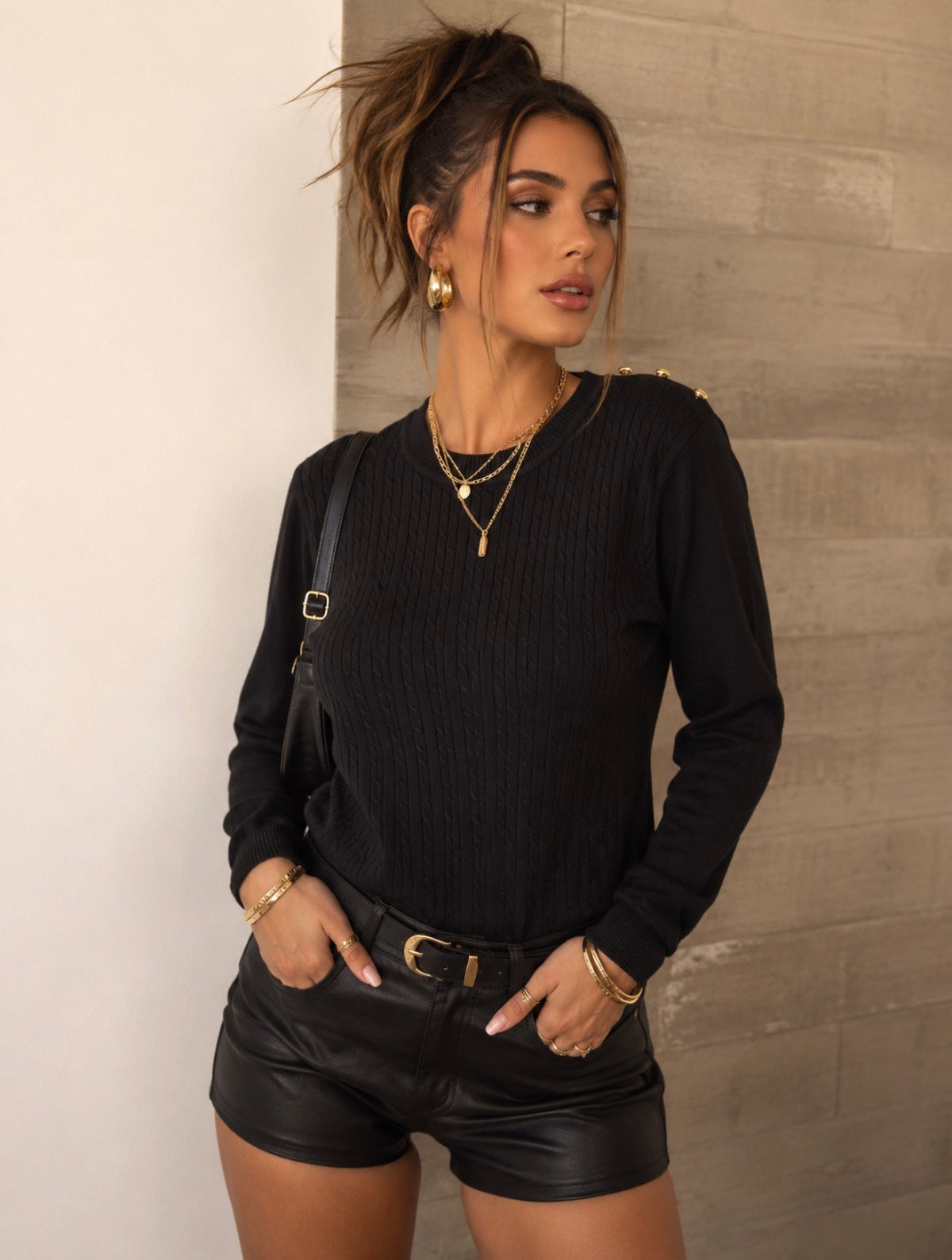 Lisa Cable Knit Sweater