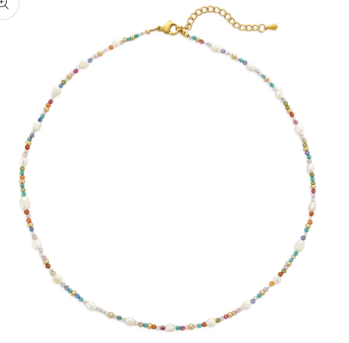 Bonny Pearl & Stone Necklace