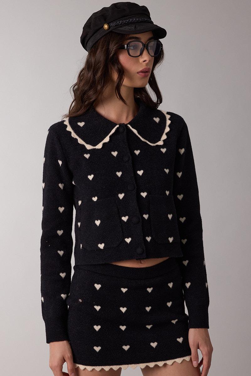 Candice Heart Cardigan