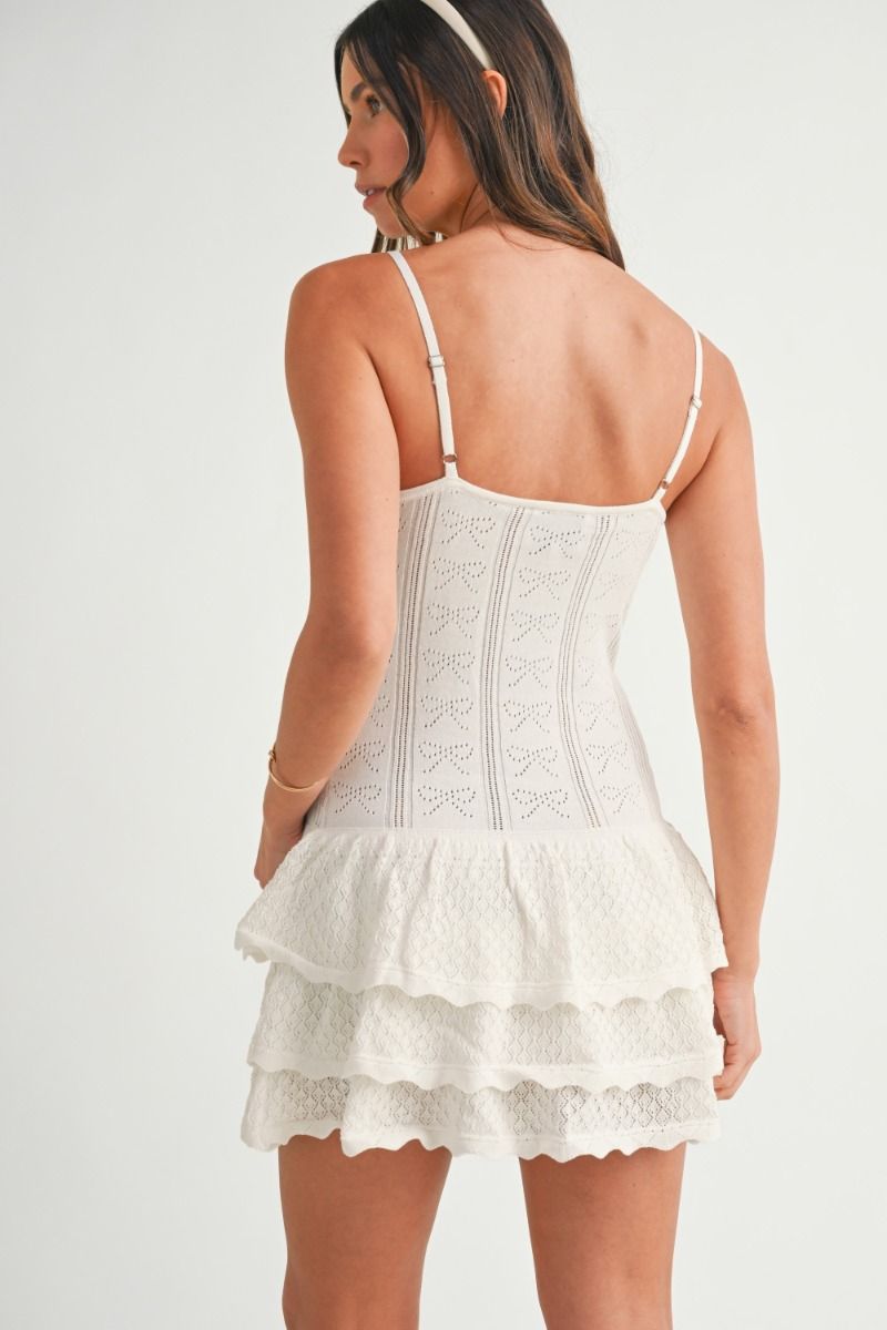 Juliette Vanilla White mini dress