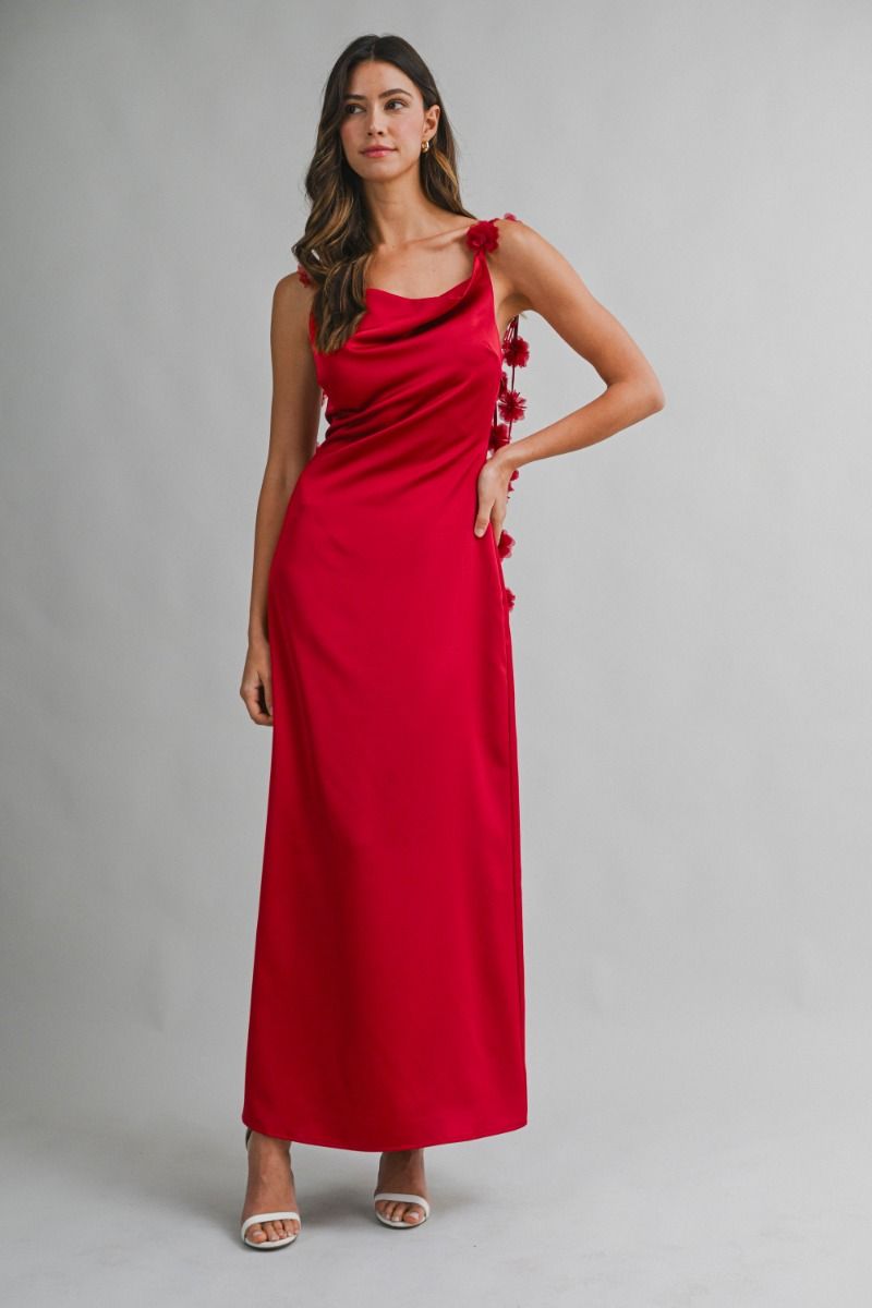 Scarlette Satin Maxi Dress