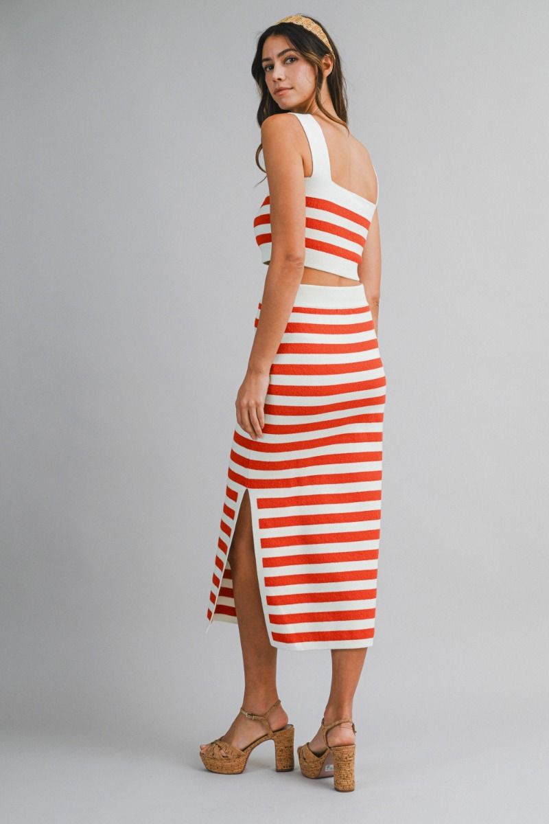 Brigitte Terry Dress Skirt set