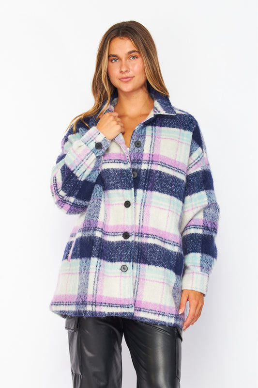 Maude Plaid Checkers Jacket