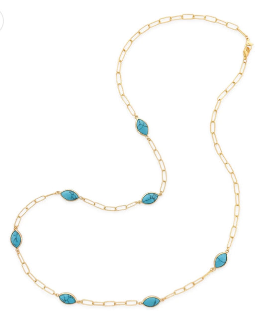 Cleopatra Turquoise Necklace