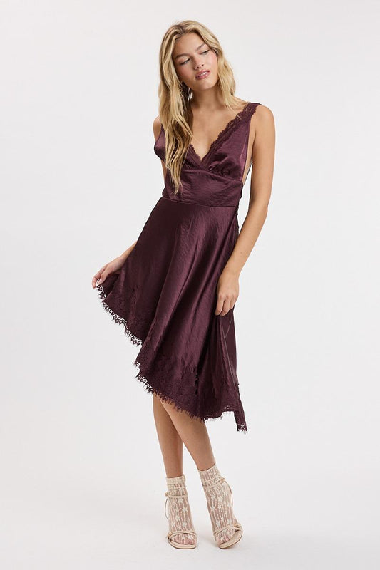 Suzzy Asymmetrical Midi Dress
