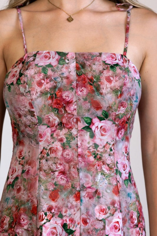 Rosetta Roses Midi Dress