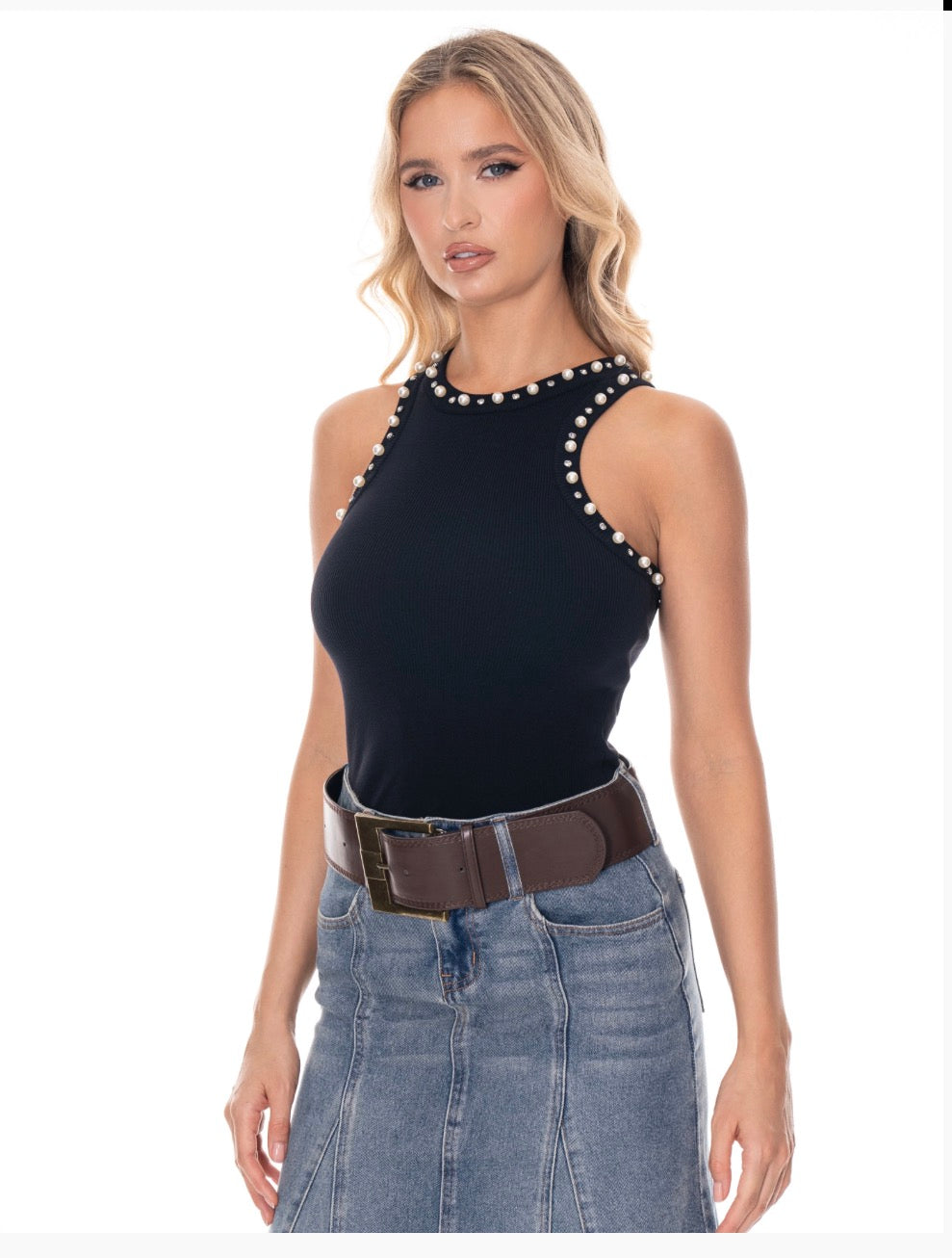 Adrianna Peal and Crystal Top