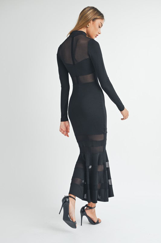 Carmela Maxi Mesh Dress