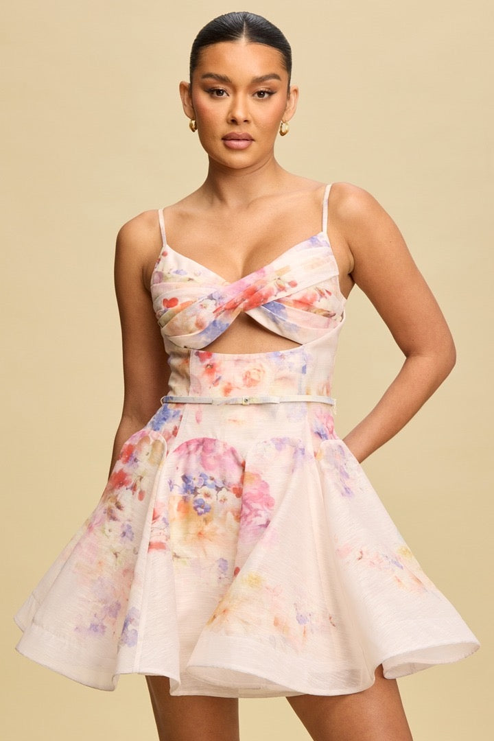 Clarissa Floral Mini Dress