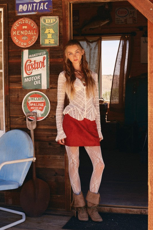 Sandra White Lace top