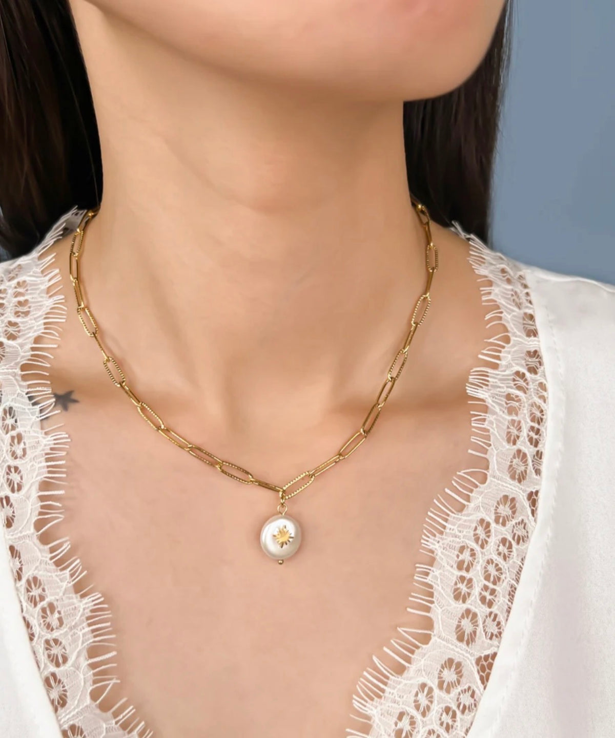 Lala Pearl Pendant Necklace