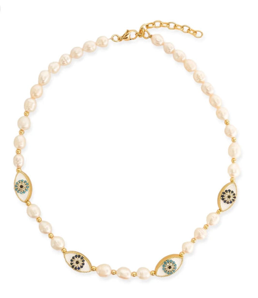 Athena Pearl Necklace