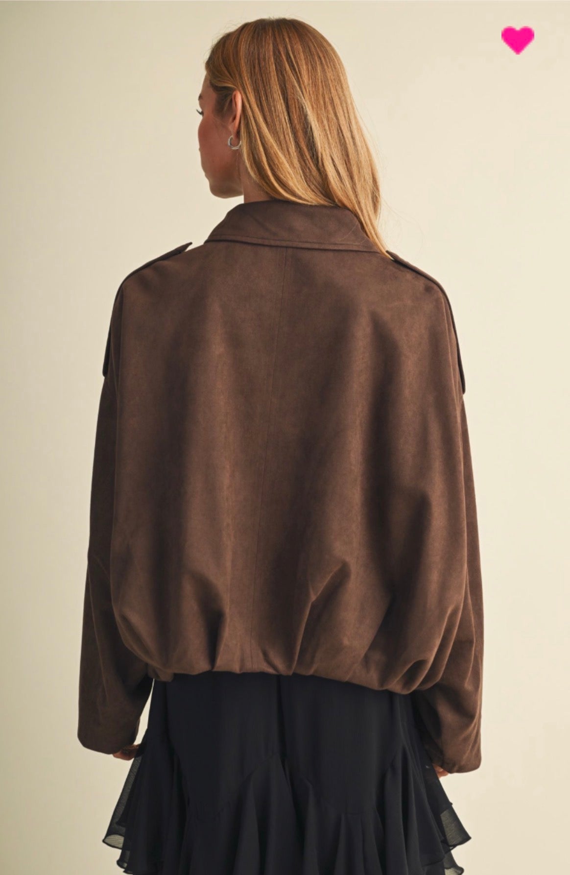 Charlotte Suede Jacket
