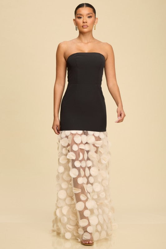 Gabriella Tulle Gepmetric Gown