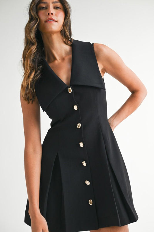 Felice Button Down Mini Dress
