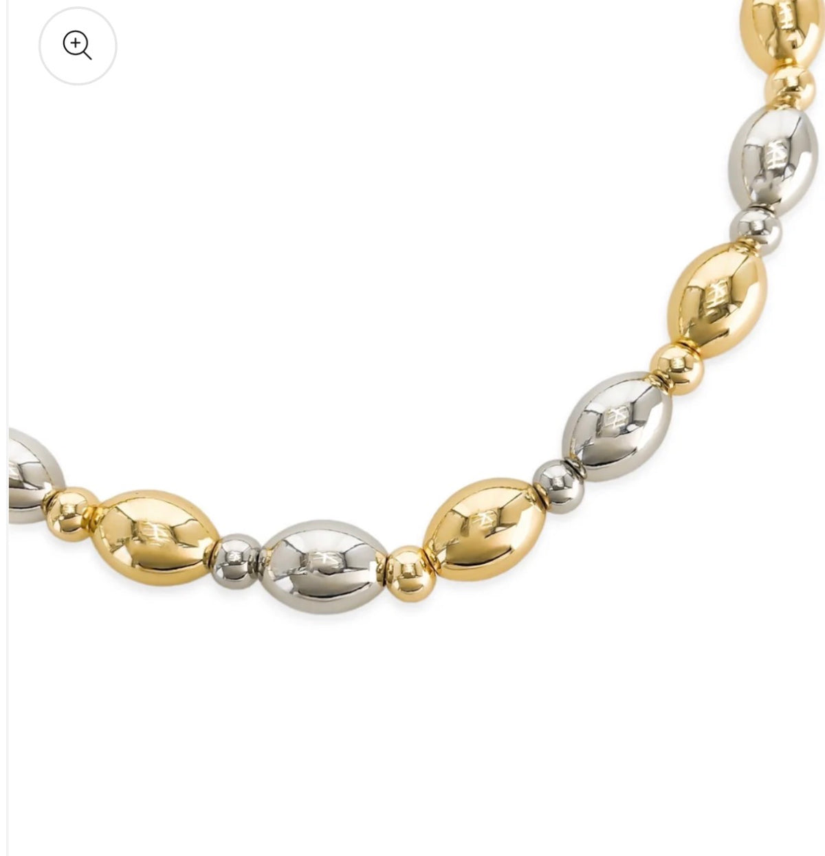 Zoe Tow Tone Necklace