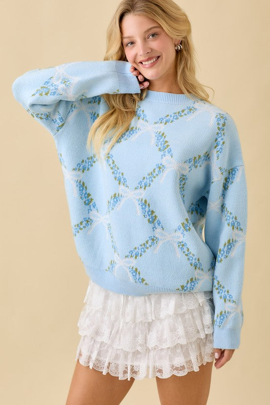 Floralie Knitted Sweater