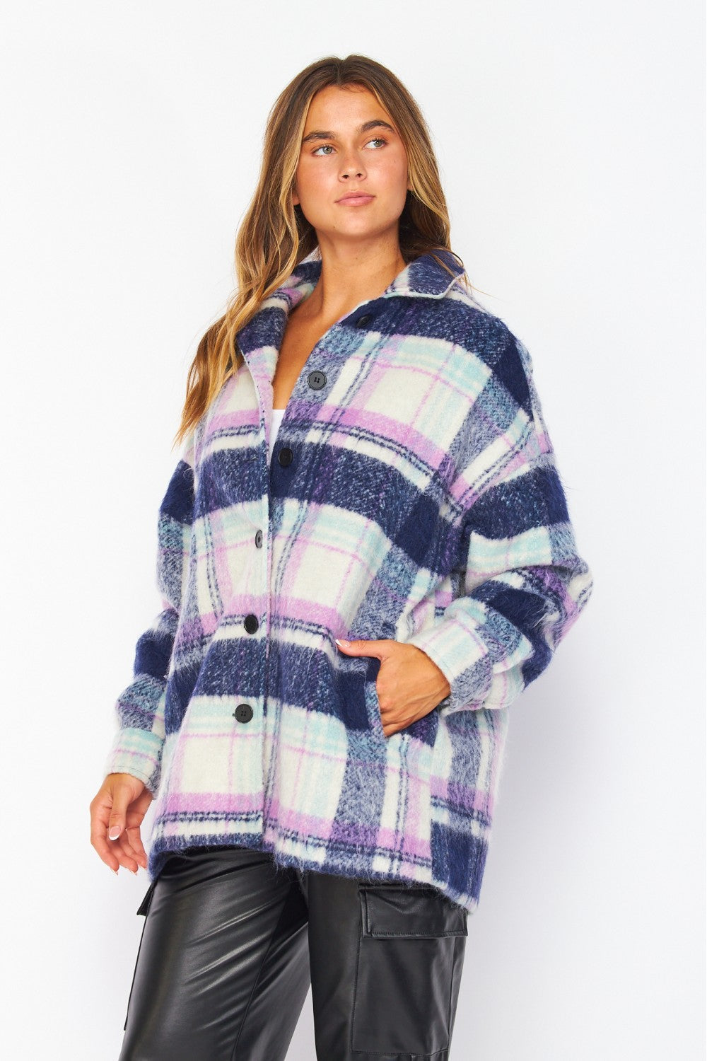 Maude Plaid Checkers Jacket