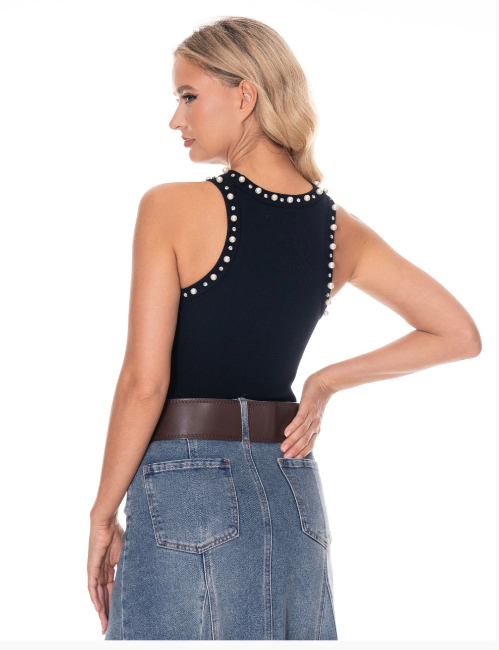 Adrianna Peal and Crystal Top