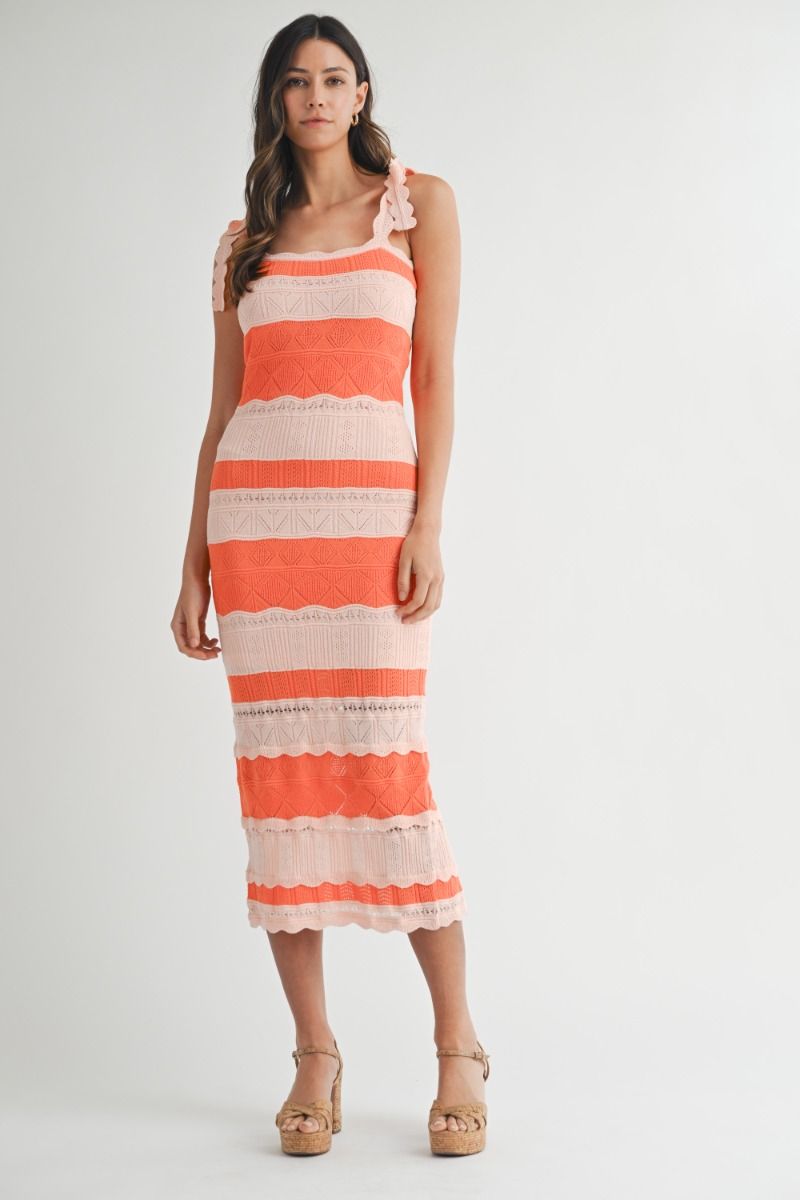 Francesca Midi Crochet Dress