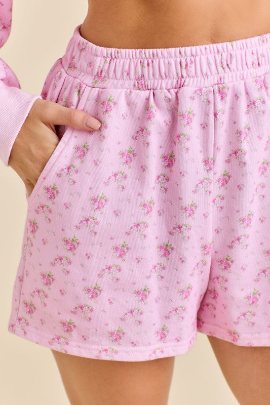 Tanya Pink Floral Set