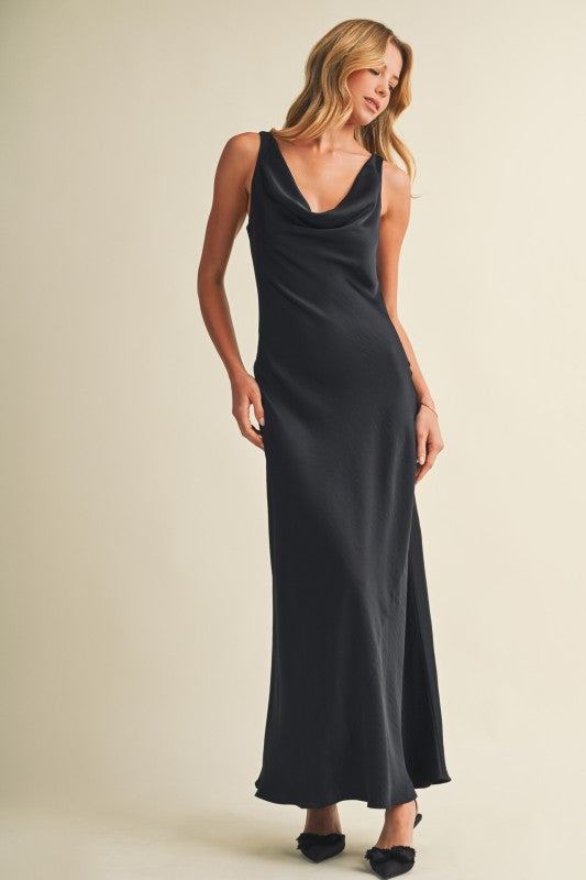 Valerie Maxi Satin Dress