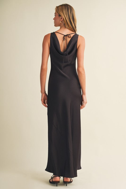 Valerie Maxi Satin Dress