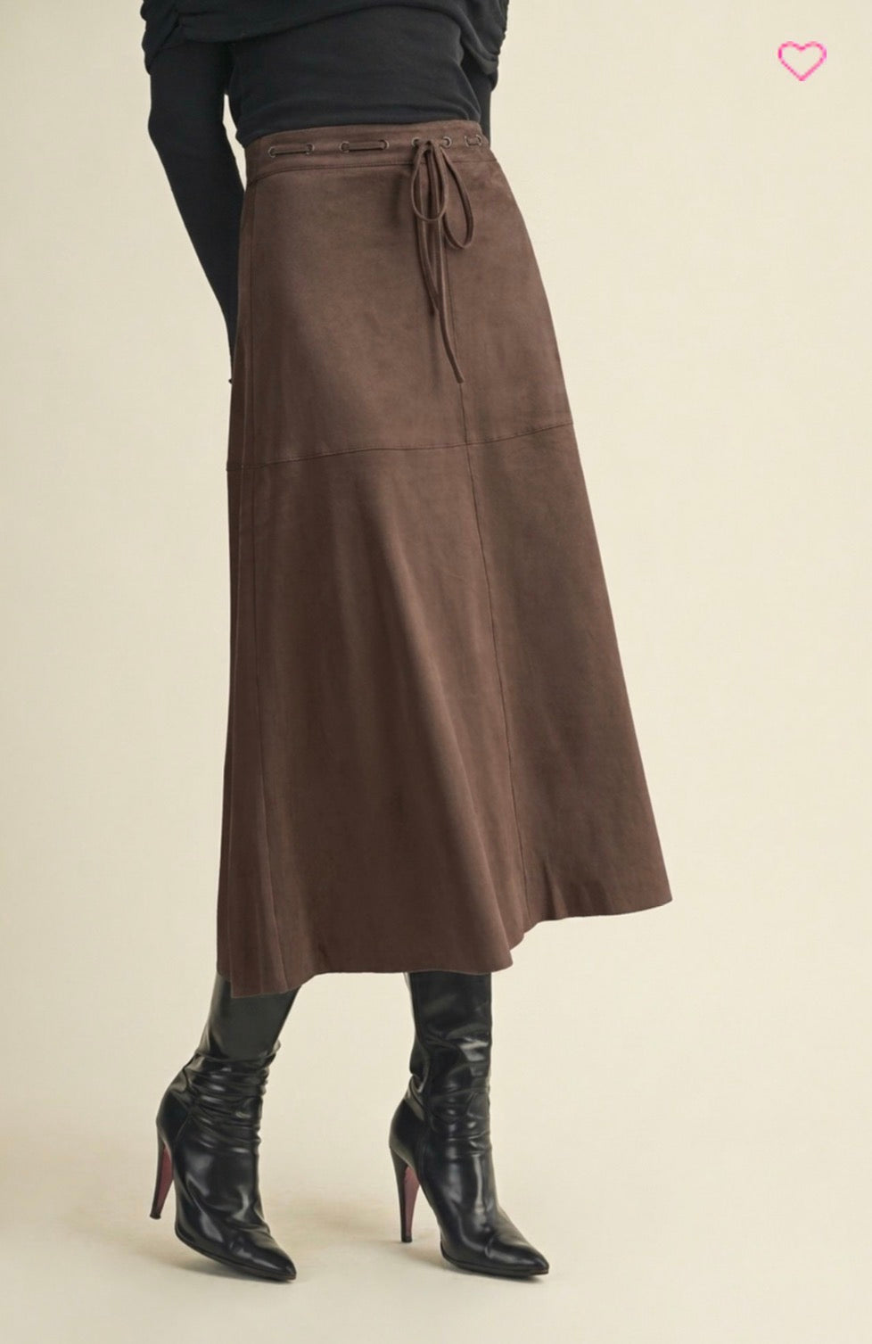 Olivia Suede Skirt
