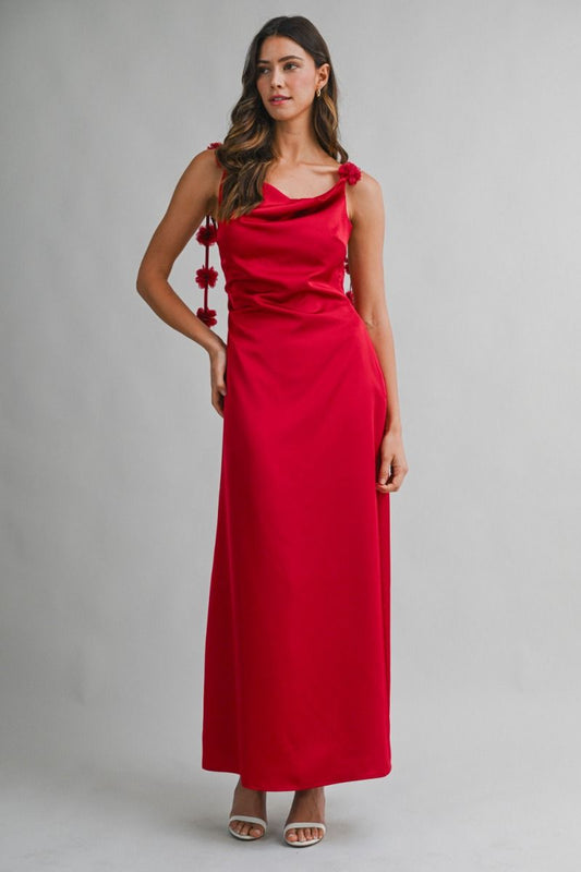 Scarlette Satin Maxi Dress