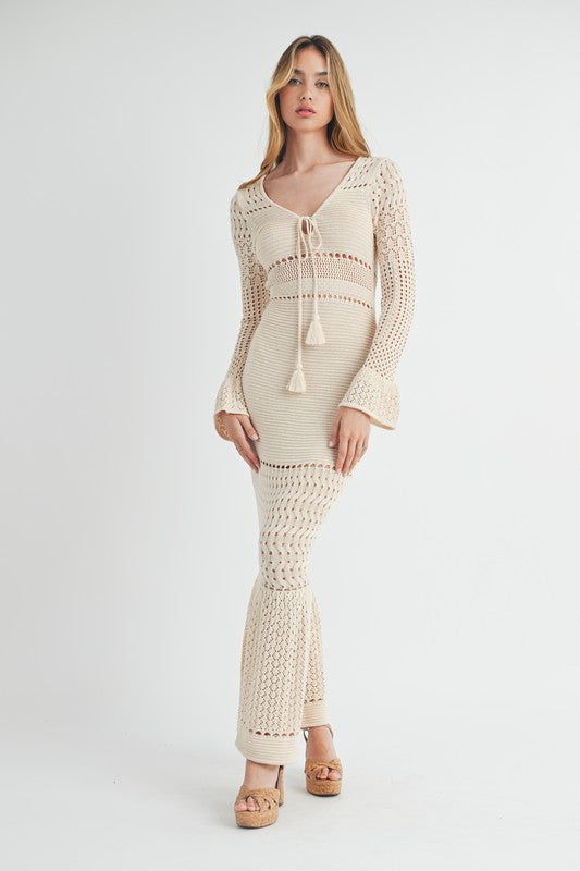 Melissa Crochet Beach Maxi Dress