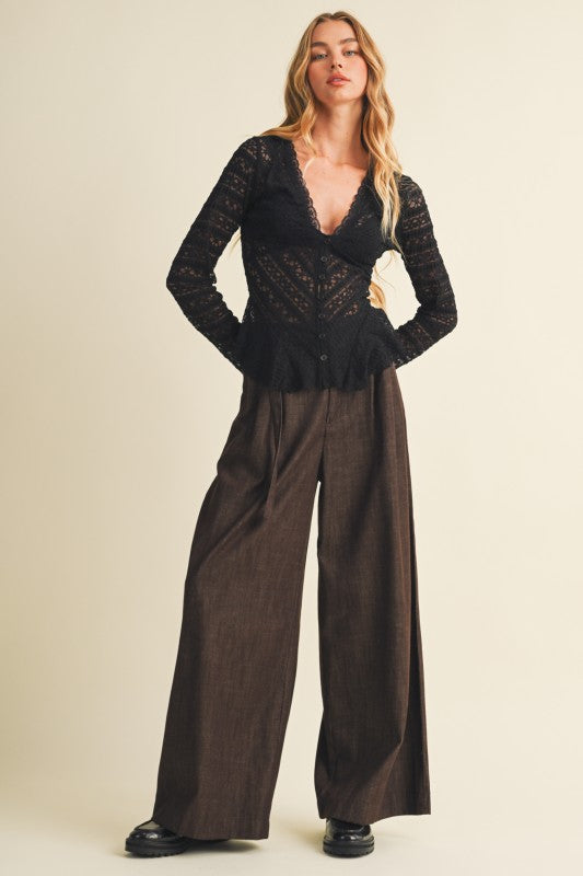 Sandra Black Lace top