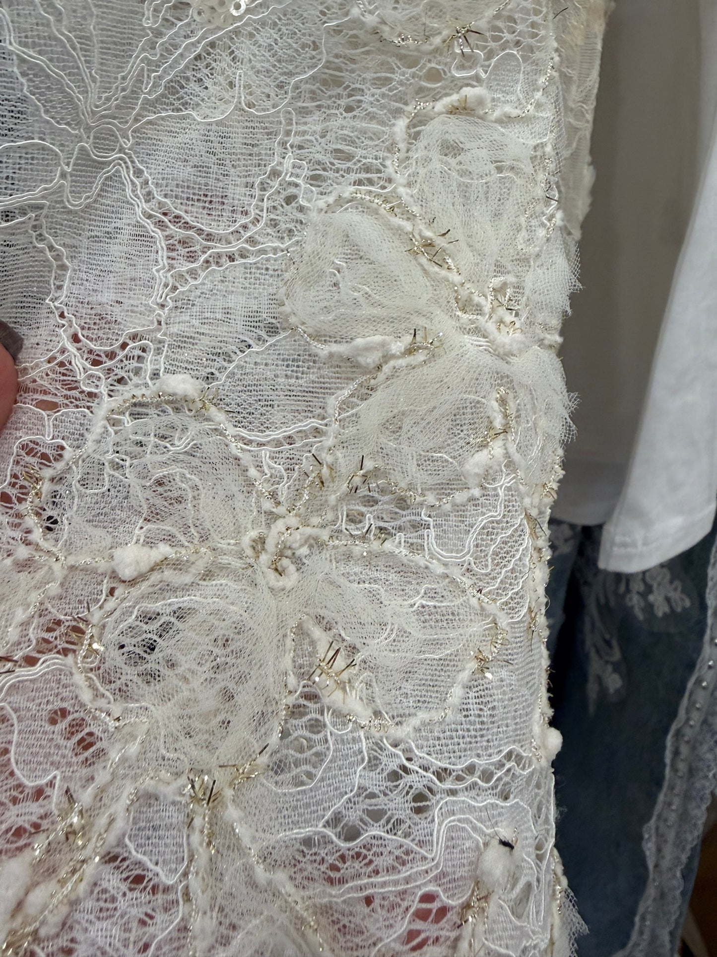 Amelia Lace Jeweled Shirt