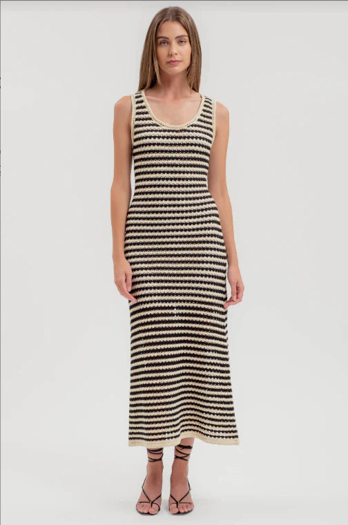 Melanie Crochet Riviera Maxi Dress