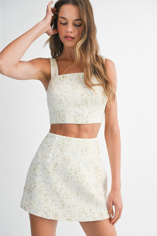 Willow Tweed Embelished Mini set