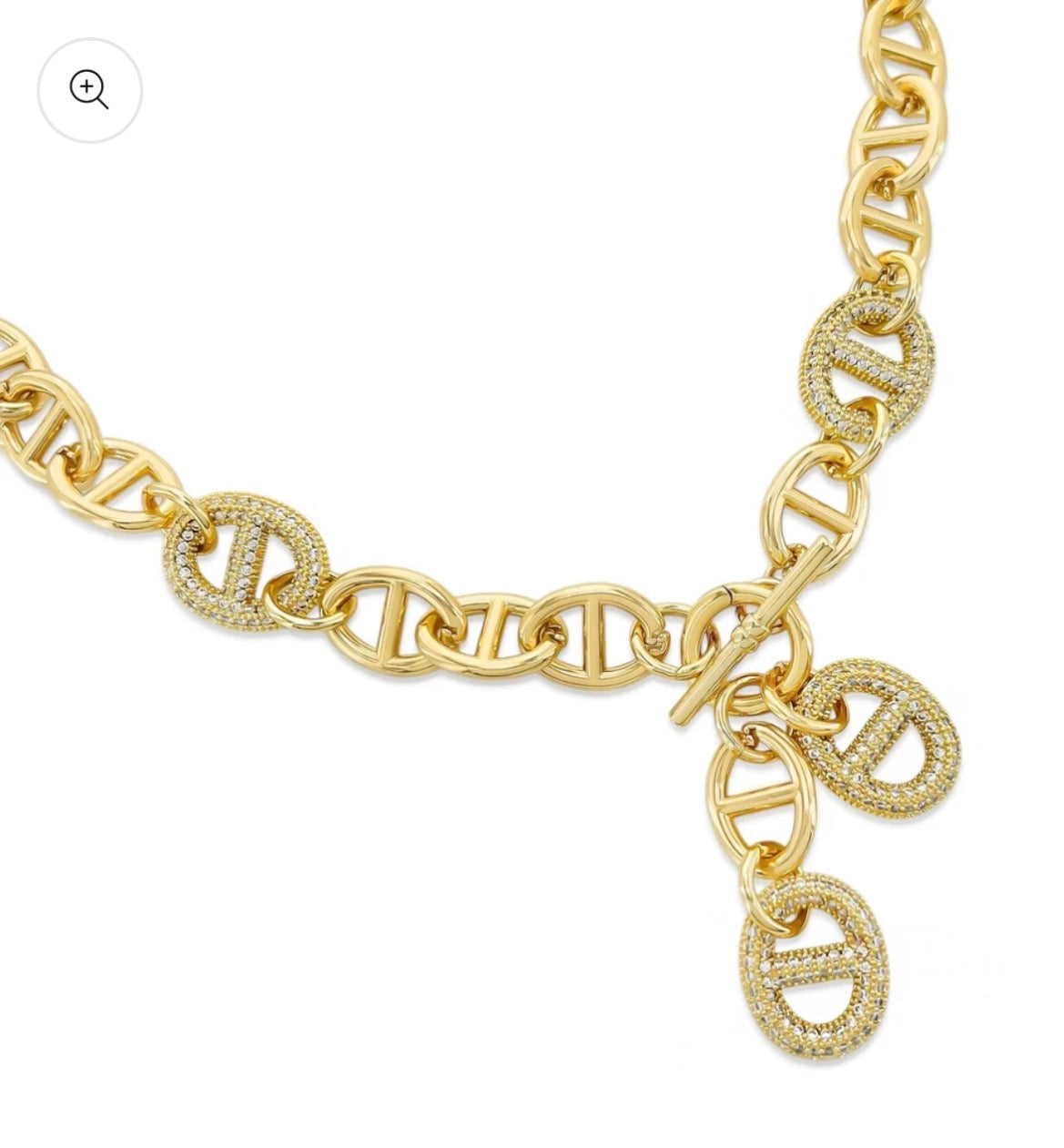 Gianny Paved Necklace